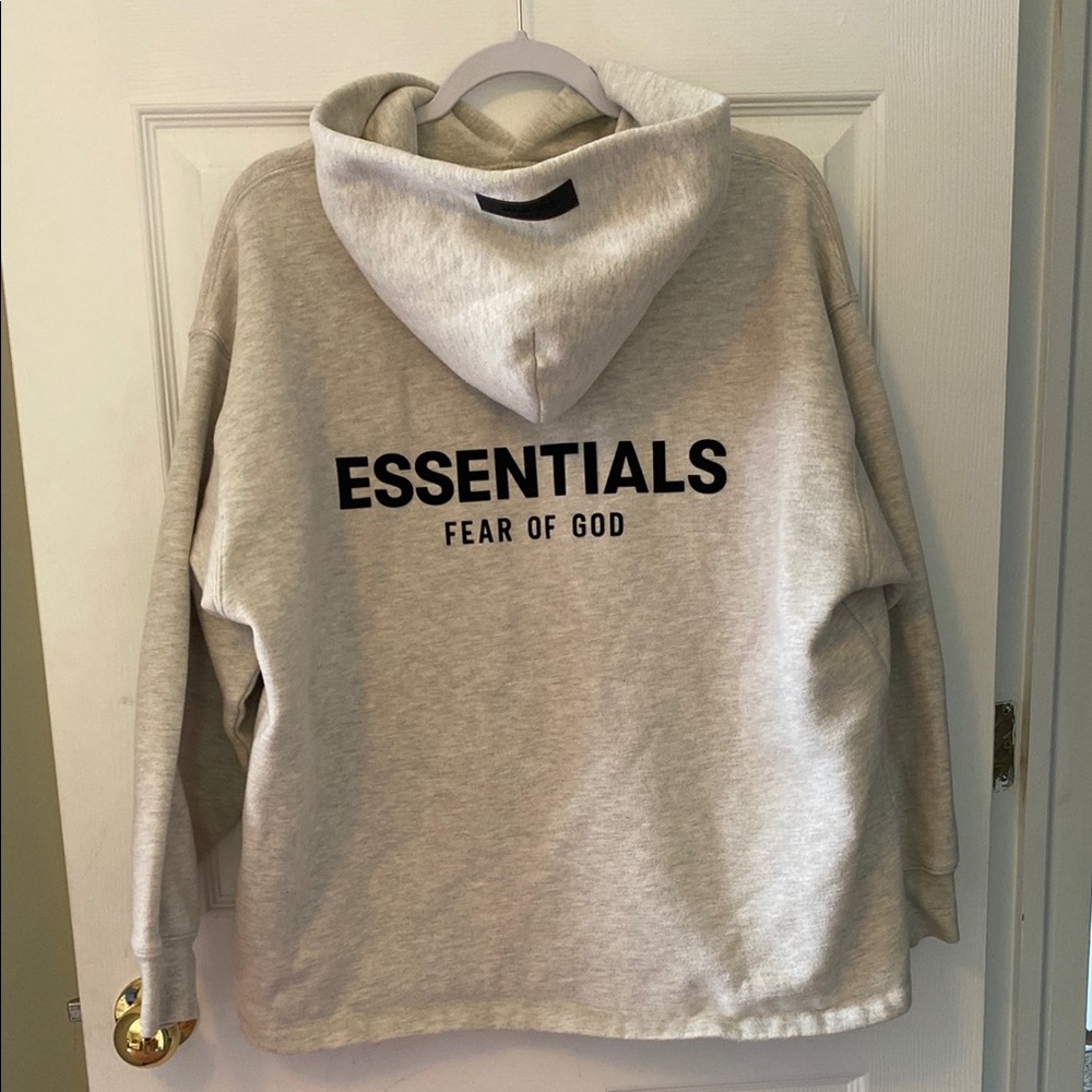 Essentials Light Gray Hoodie